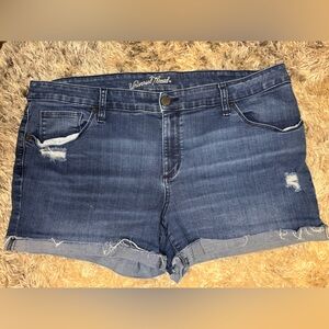 Universal Thread Distressed Blue Jean Shorts